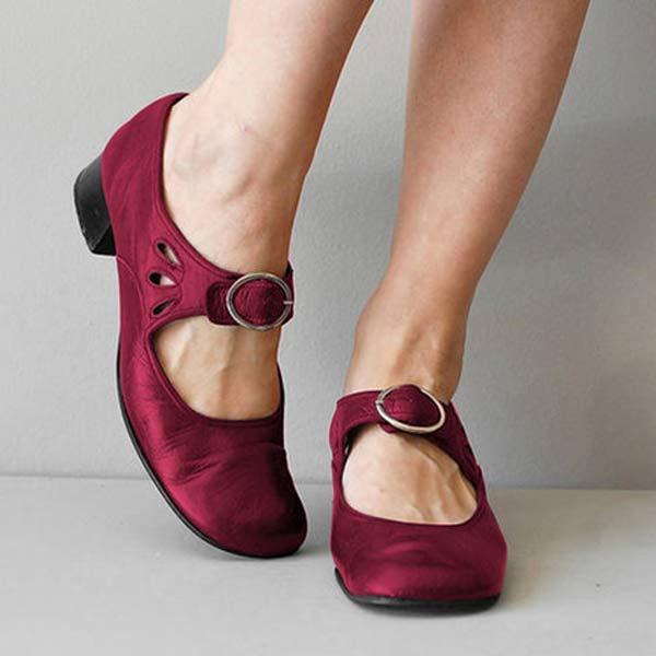 Emily™ - Leather Heel Sandals
