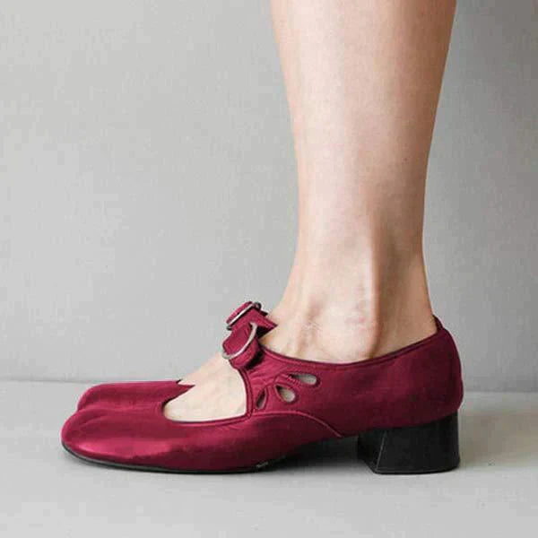 Emily™ - Leather Heel Sandals