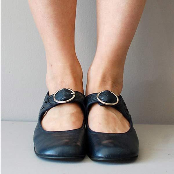 Emily™ - Leather Heel Sandals