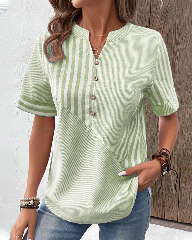 Laila™ - Soft Striped Blouse
