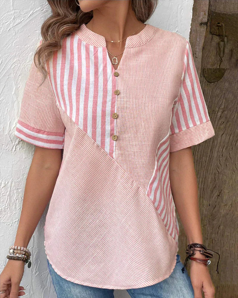 Laila™ - Soft Striped Blouse