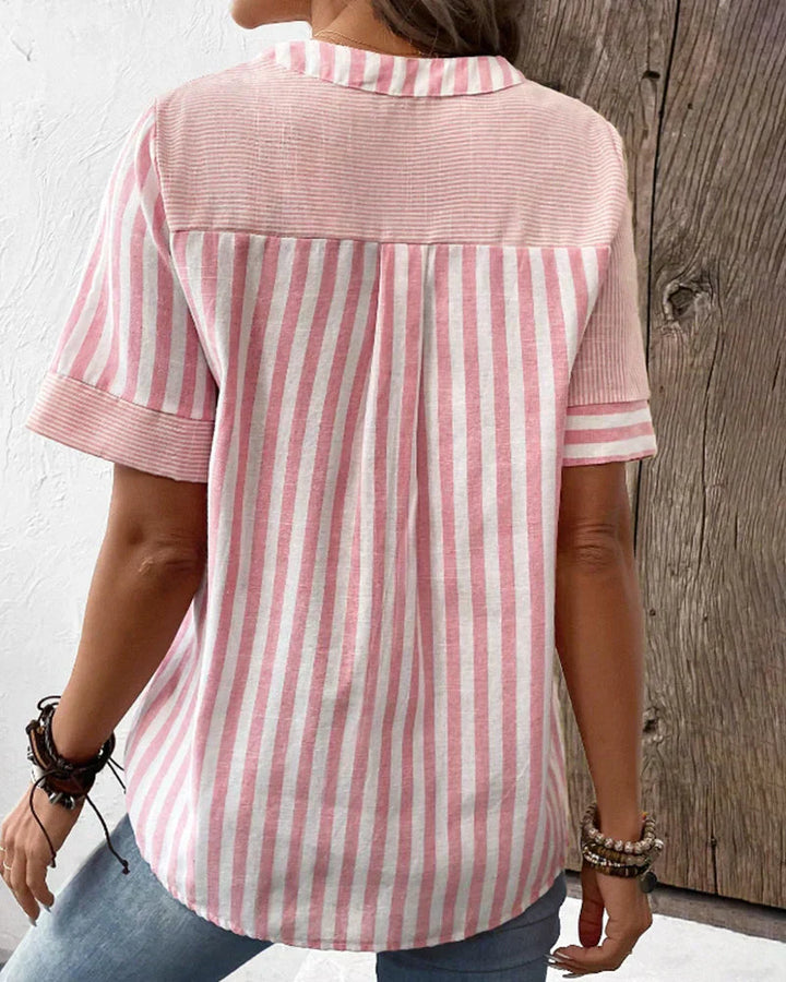 Laila™ - Soft Striped Blouse