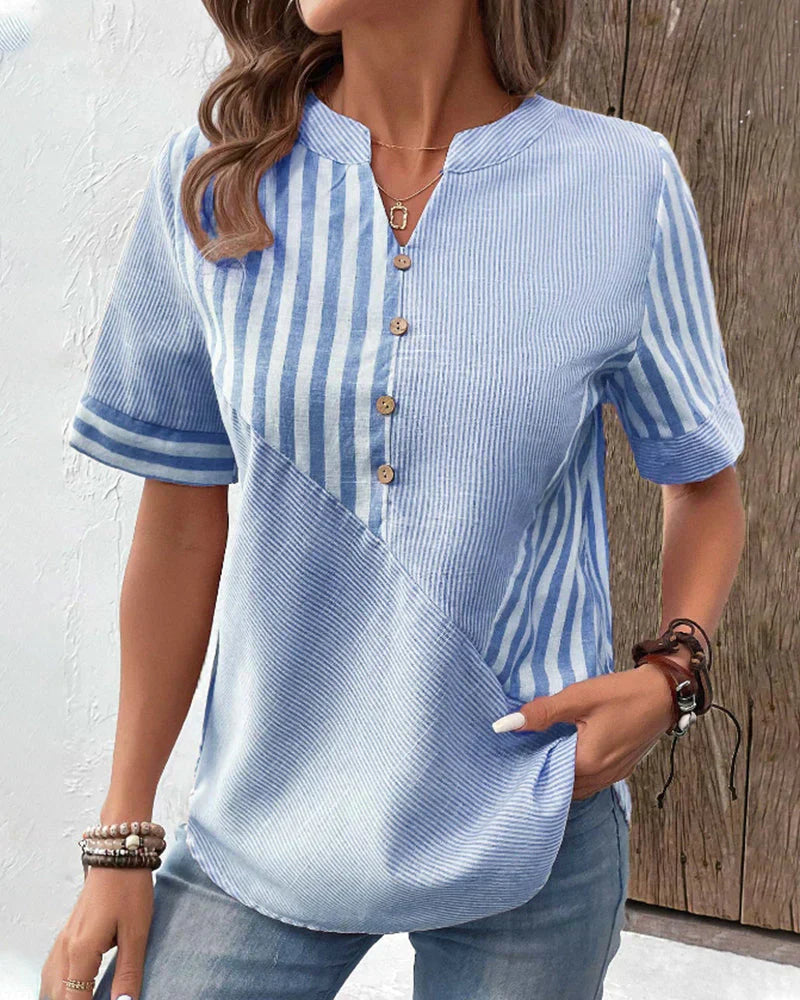 Laila™ - Soft Striped Blouse