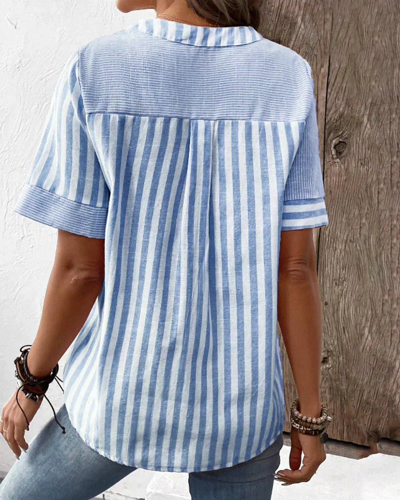 Laila™ - Soft Striped Blouse
